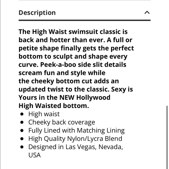 high waist slimming scrunch butt cheeky bottom bikini - Picture 6 of 7